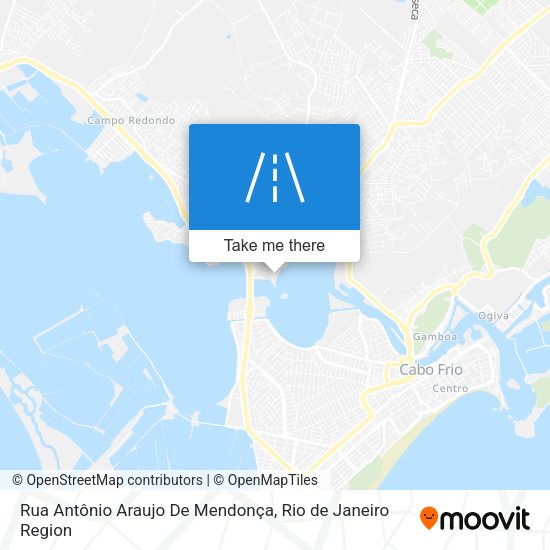 Rua Antônio Araujo De Mendonça map