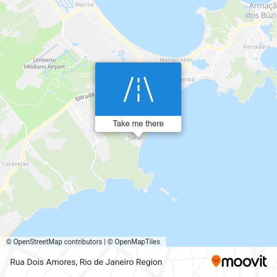 Rua Dois Amores map