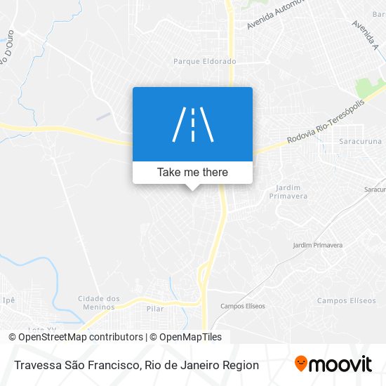 Mapa Travessa São Francisco