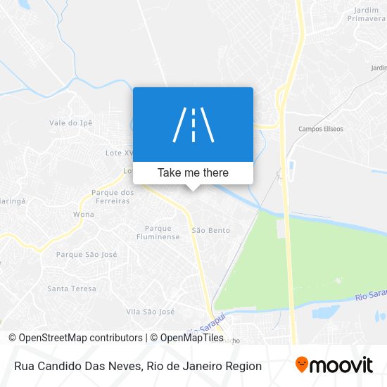 Rua Candido Das Neves map