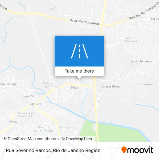 Rua Severino Ramos map