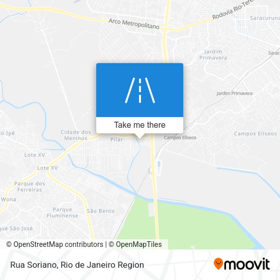Rua Soriano map
