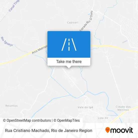 Rua Cristiano Machado map