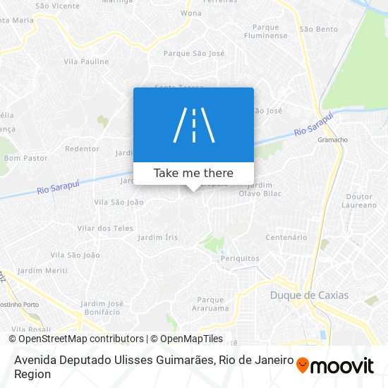 Mapa Avenida Deputado Ulisses Guimarães