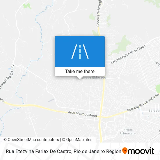 Rua Etezvina Fariax De Castro map