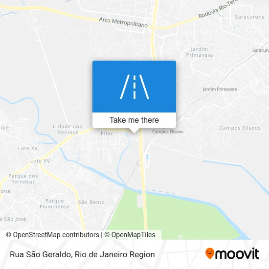 Rua São Geraldo map