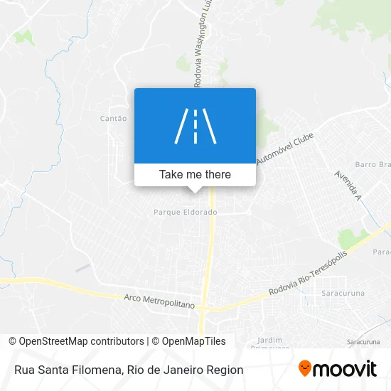 Rua Santa Filomena map