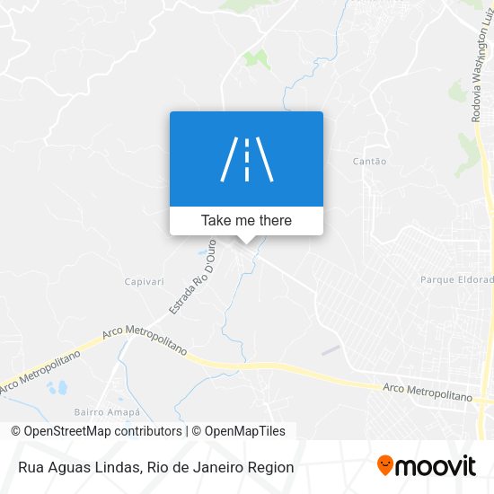 Rua Aguas Lindas map