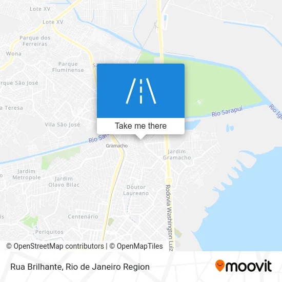 Rua Brilhante map