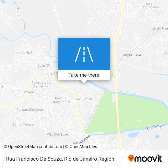 Rua Francisco De Souza map