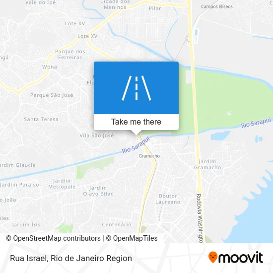 Rua Israel map