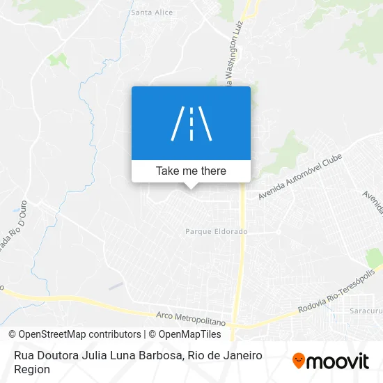 Rua Doutora Julia Luna Barbosa map