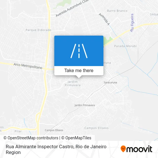 Rua Almirante Inspector Castro map