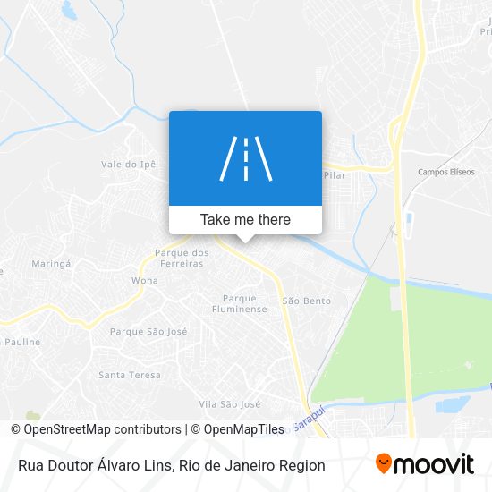 Rua Doutor Álvaro Lins map