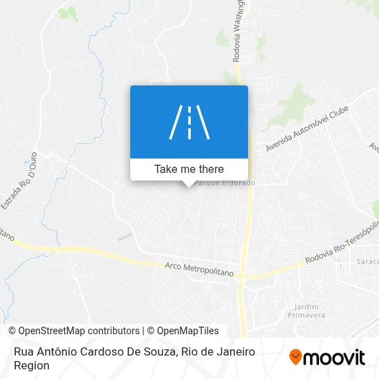 Rua Antônio Cardoso De Souza map