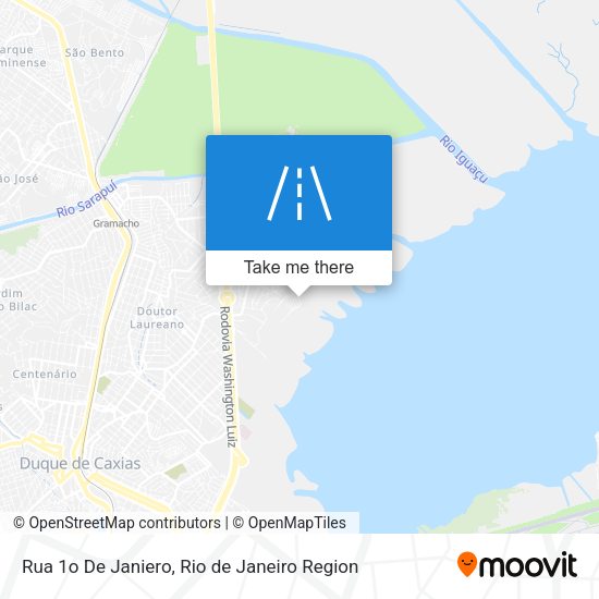 Rua 1o De Janiero map