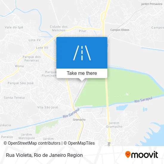 Rua Violeta map