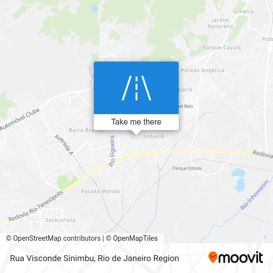 Rua Visconde Sinimbu map