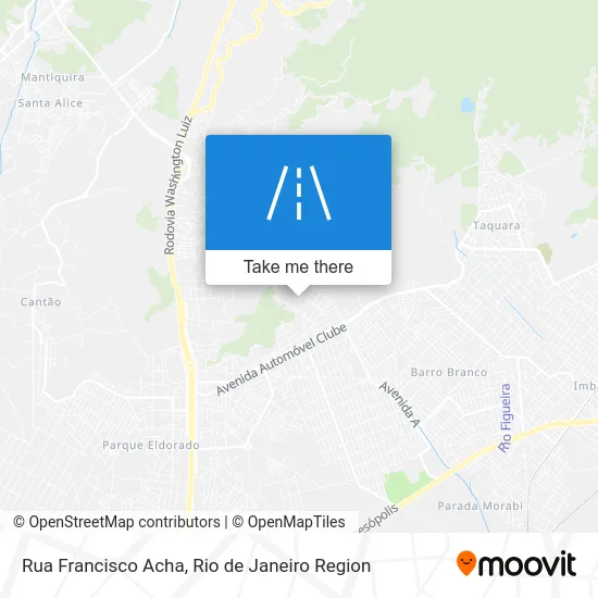 Rua Francisco Acha map