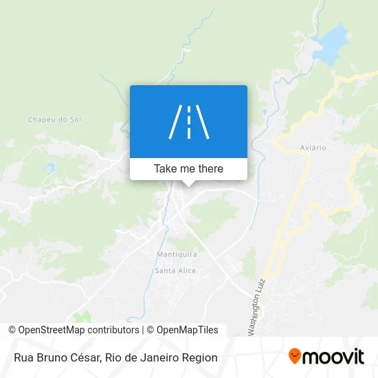 Rua Bruno César map