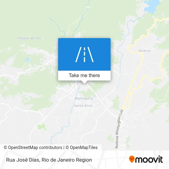 Rua José Dias map