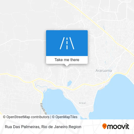 Rua Das Palmeiras map