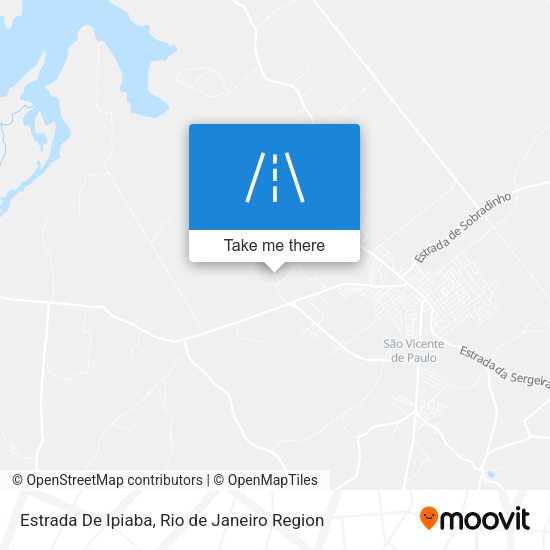 Estrada De Ipiaba map