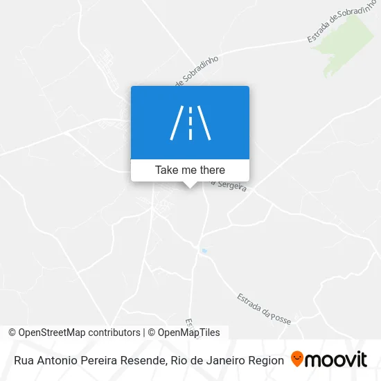 Rua Antonio Pereira Resende map