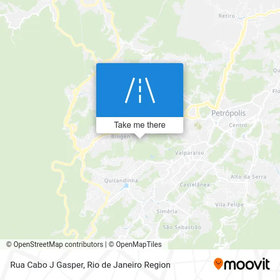 Rua Cabo J Gasper map