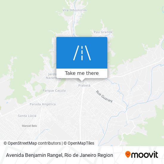 Mapa Avenida Benjamin Rangel
