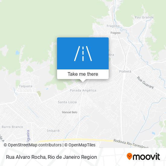 Rua Alvaro Rocha map