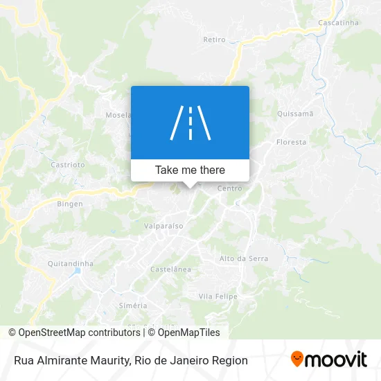 Rua Almirante Maurity map