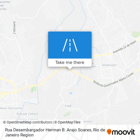 Mapa Rua Desembargador Herman B. Arajo Soares