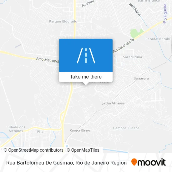 Rua Bartolomeu De Gusmao map