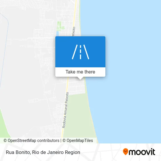 Rua Bonito map