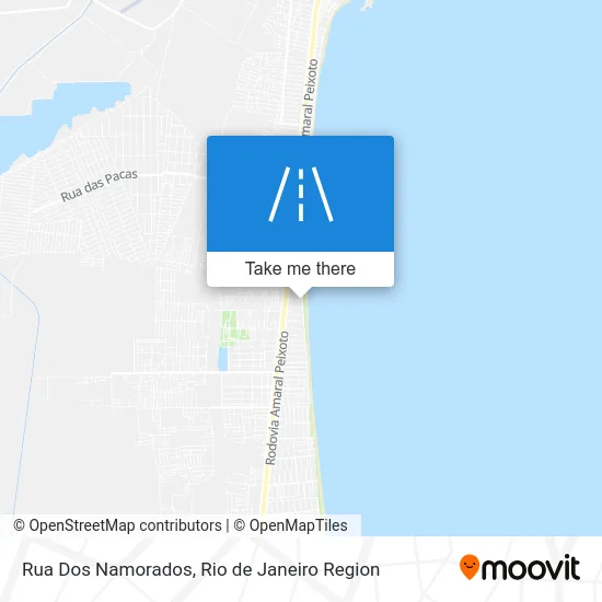 Rua Dos Namorados map