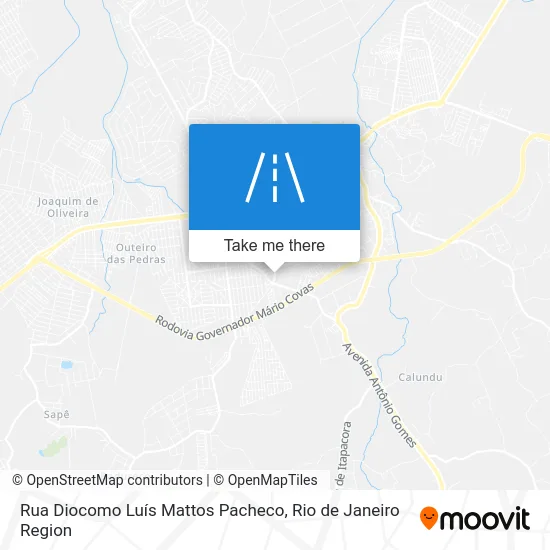 Rua Diocomo Luís Mattos Pacheco map