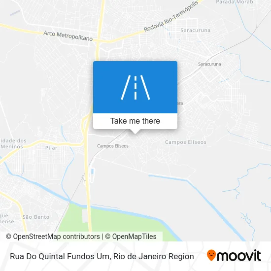 Rua Do Quintal Fundos Um map