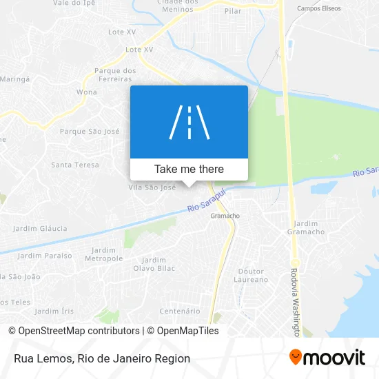 Rua Lemos map