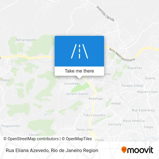 Rua Eliana Azevedo map