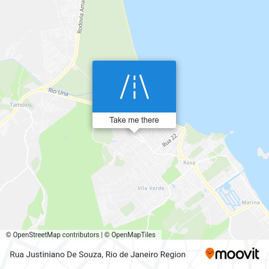 Rua Justiniano De Souza map