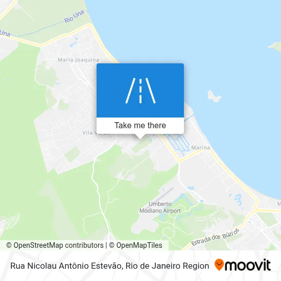 Rua Nicolau Antônio Estevão map
