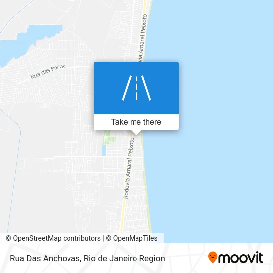 Rua Das Anchovas map