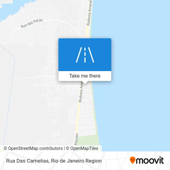 Rua Das Camelias map