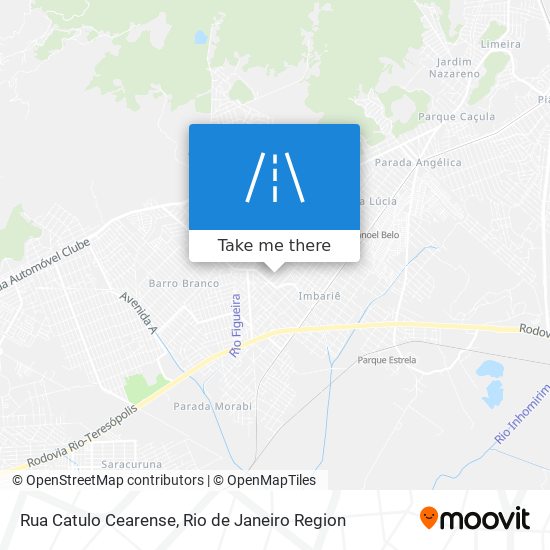 Mapa Rua Catulo Cearense