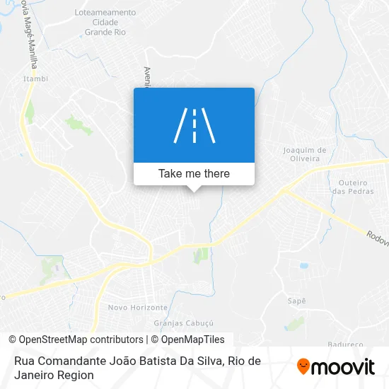 Rua Comandante João Batista Da Silva map