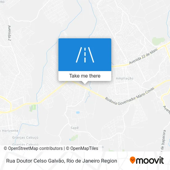 Rua Doutor Celso Galvão map