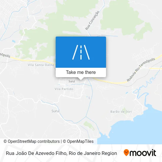 Rua João De Azevedo Filho map