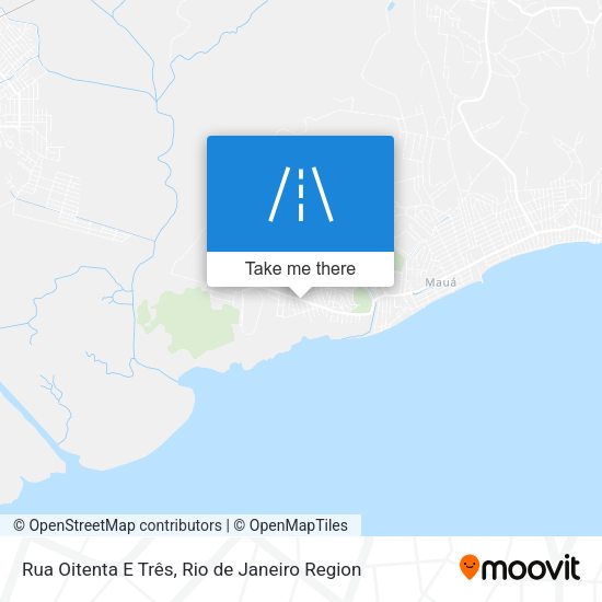 Rua Oitenta E Três map