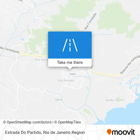 Estrada Do Partido map